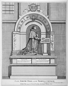 Monument to Richard Martin, Recorder of London, Temple Church, City of London, 1794.                 Artist: Anon