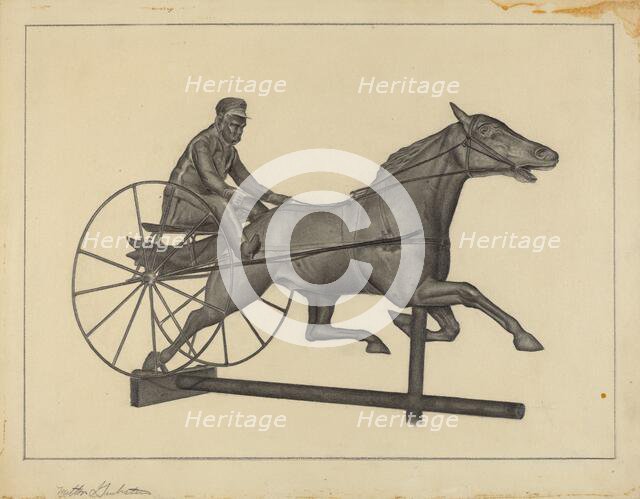 Weather Vane Finial, c. 1937. Creator: Milton Grubstein.