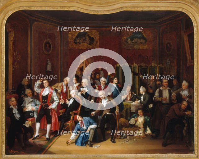 L'Acteur Hugues Bouffé (1800-1888), représenté dans les costumes de ses principaux rôles..., 1848. Creator: Victor Darjou.