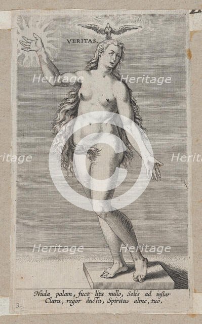 Veritas, from Prosopographia, ca. 1585-90., ca. 1585-90. Creator: Philip Galle.