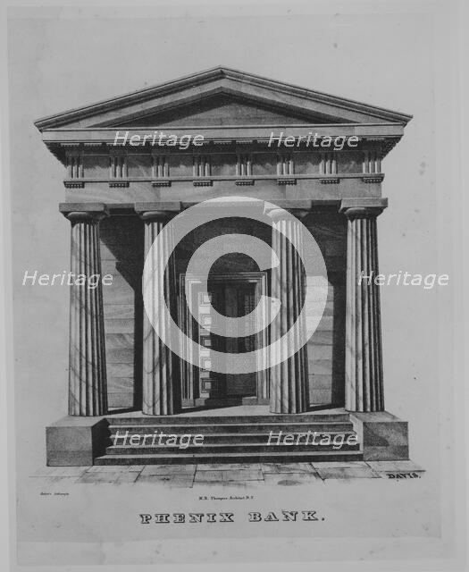 Phenix Bank, New York, 1826-29. Creator: Anthony Imbert.