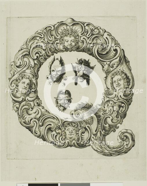 Letter Q, 1630. Creator: Pierre Aubry.