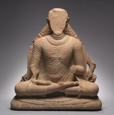 Seated Buddha, 400-430. Creator: Unknown.