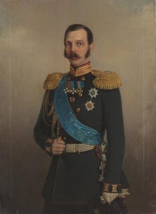 Portrait of Emperor Alexander II (1818-1881), after 1856. Creator: Anonymous.