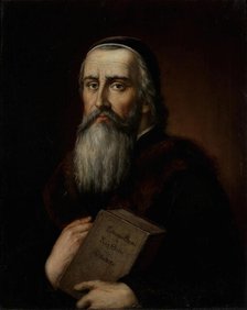 Portrait of Jan Amos Comenius (1592-1670), 19th century. Creator: Anonymous.