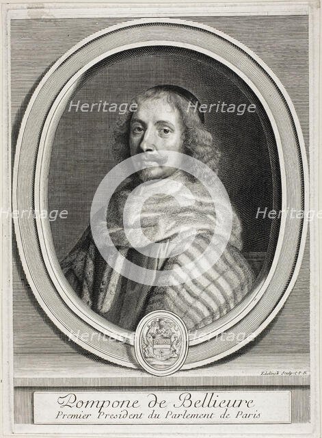 Pompone de Bellièvre, n.d. Creator: Gerard Edelinck.