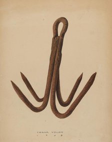 Grappling Hook, 1939. Creator: Frank Volem.