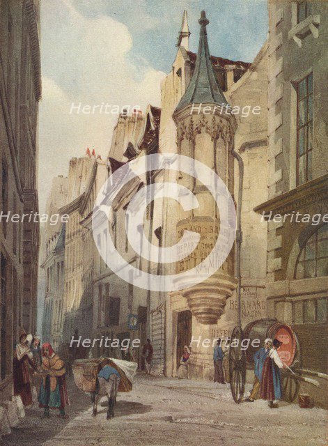 'Paris Street Scene The House of Admiral Coligny', 1831, (1923). Artist: Thomas Shotter Boys.