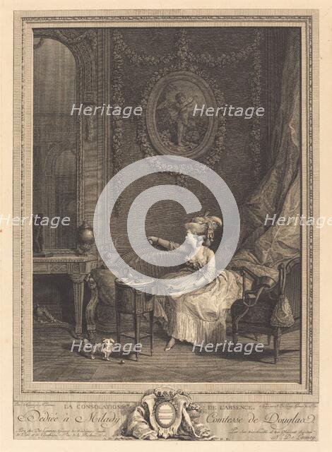 La Consolation de l'absence, 1785. Creator: Nicolas Delaunay.