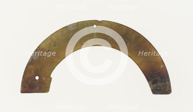 Arc-shaped Pendant, Eastern Zhou dynasty, c. 770-256 B.C. c. 5th century B.C. Creator: Unknown.