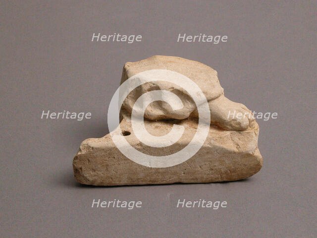 Foot Fragment, Coptic, 4th-7th century. Creator: Unknown.