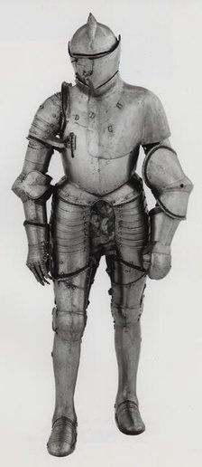 Portions of a Jousting Armor, Italy, c. 1560 with some modern restorations. Creator: Unknown.