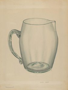 Pitcher, c. 1936. Creator: John Dana.