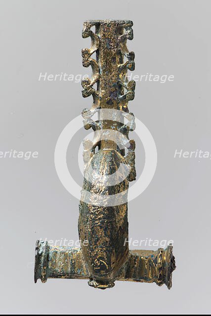 Crossbow Brooch, Late Roman, 4th century. Creator: Unknown.