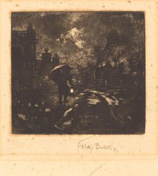La Ronde de Nuit (Night Patrol), 1878. Creator: Felix Hilaire Buhot.