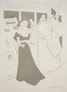 Sagot's Gallery, 1898. Creator: Georges Alfred Bottini (French, 1874-1907).