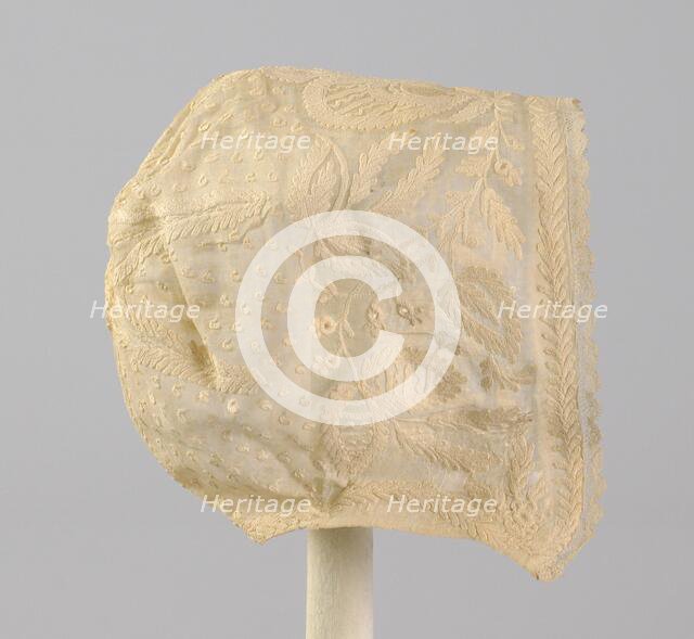 Cap, American, 1854. Creator: Unknown.