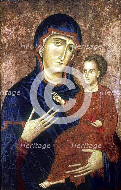 'Madonna and Child', 1230. Artist: Barone Berlinghier