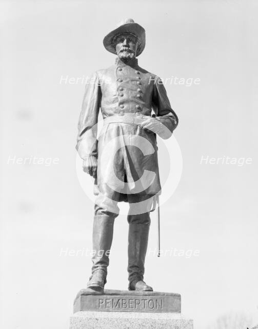 Vicksburg battlefield monument, Mississippi, 1936. Creator: Walker Evans.