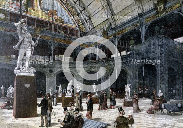 The New Sculpture Pavilion at the Palais de l'Industrie, 1892. Artist: Henri Meyer