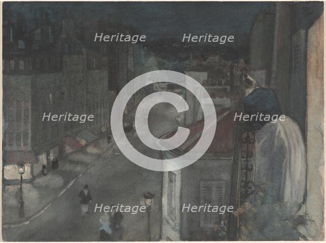 From the Sixth Floor, late 19th-early 20th century. Creator: Theophile Alexandre Steinlen.