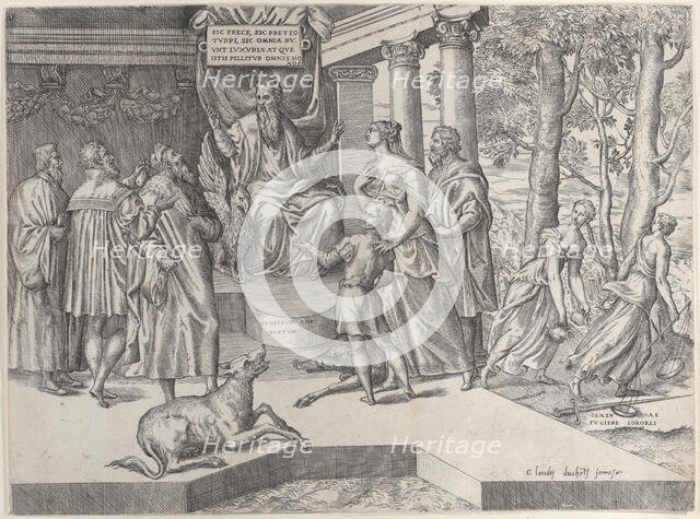 The Corrupt Judge, 1565-73. Creator: Battista del Moro.