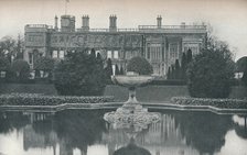 'Castle Ashby, Northants: South Side, With Fountain', c1915. Artist: Unknown.