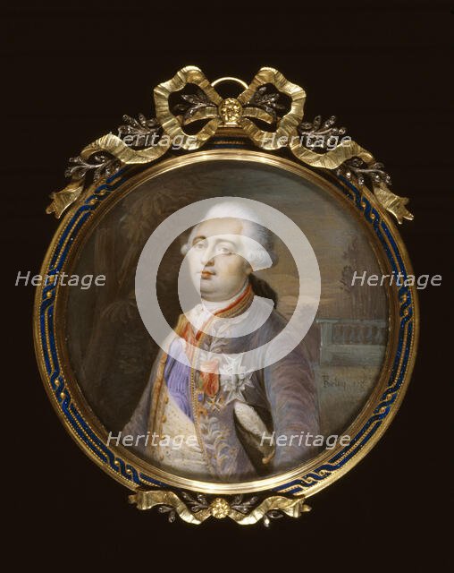 Portrait of King Louis XVI, late 18th century. Creator: Louis Marie Sicard.
