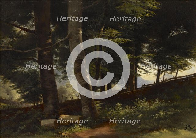 Inside the Forest, 1871-1872. Creator: Fanny Churberg.