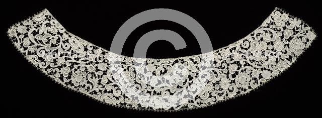 Needlepoint (Venetian Raised Point) Lace Collar, 17th century. Creator: Unknown.