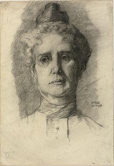 The Artist's Mother, 1907. Creator: Egon Schiele.
