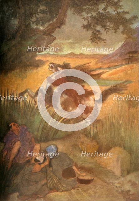 'The Kappa and his Victim', 1912. Creator: Evelyn Paul.