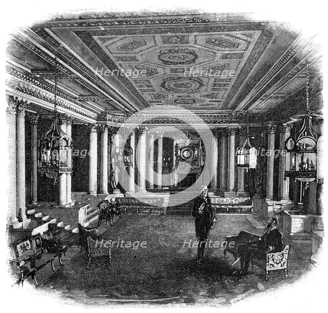 The Marble Hall, Buckingham Palace, 1900. Artist: Unknown