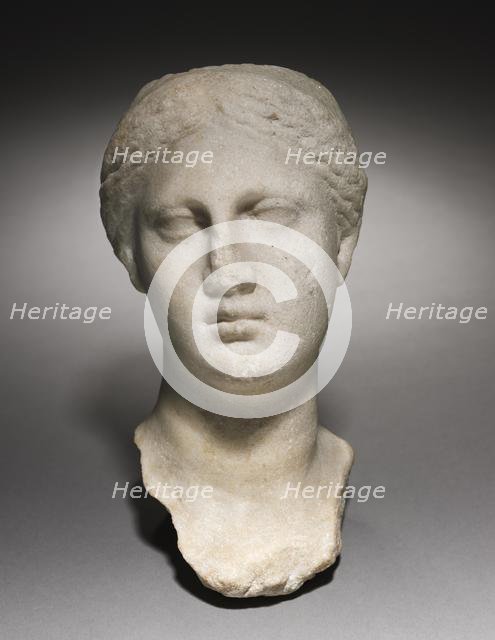 Head of a Woman, 400-200 BC. Creator: Unknown.