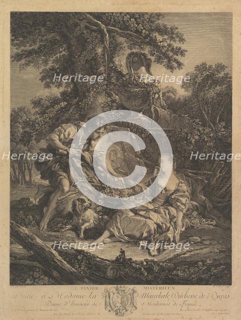 Le Panier Misterieux (The Mysterious Basket), 18th century. Creator: Rene Gaillard.