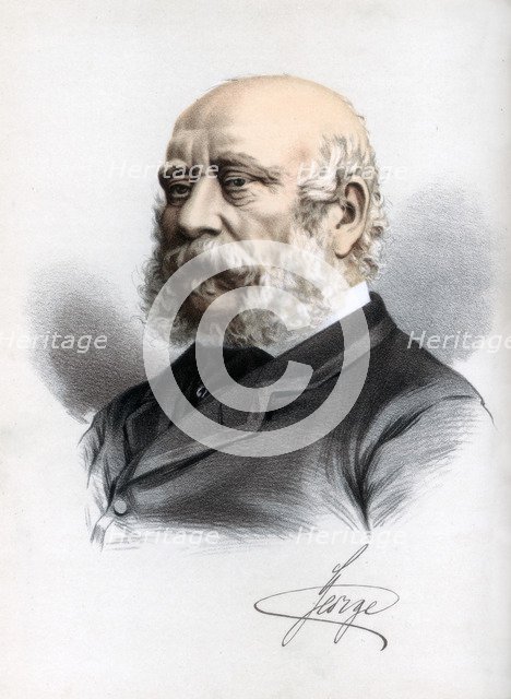 George, Duke of Cambridge, British soldier, c1890.Artist: Cassell, Petter & Galpin