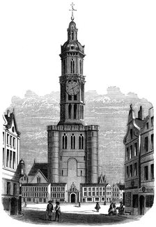 Brussels town hall, 17th century (1849). Artist: Unknown