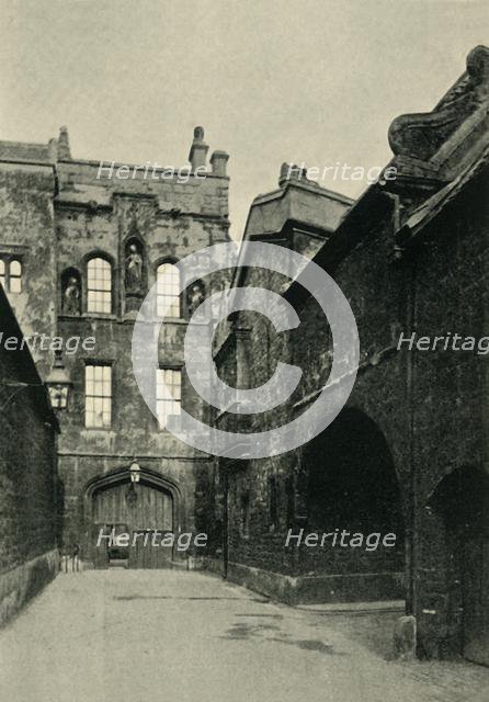 'New College Gate and Lane', 1902. Creator: Unknown.