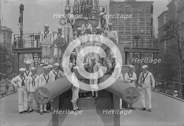 Mabel Garrison on U.S.S. Recruit, 16 Jul 1917. Creator: Bain News Service.