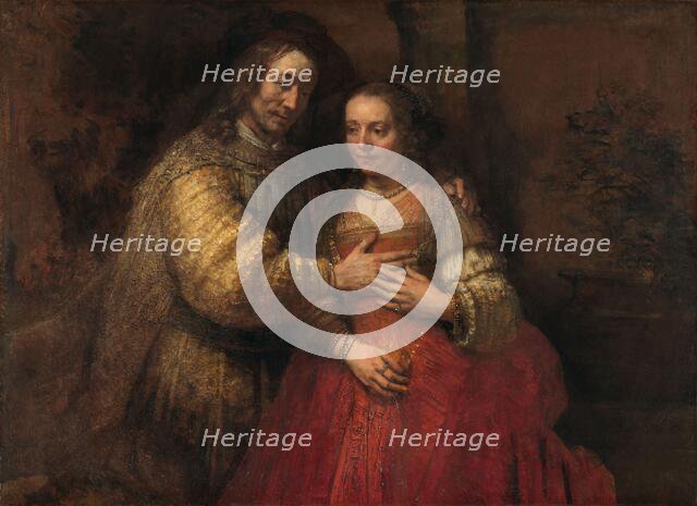 Isaac and Rebecca, Known as ‘The Jewish Bride’, c.1665-c.1669. Creator: Rembrandt Harmensz van Rijn.