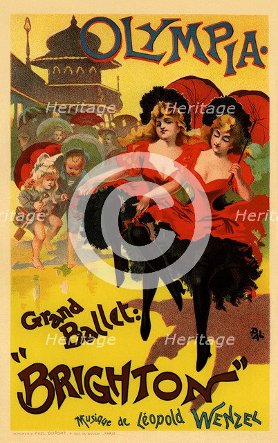 Olympia (Poster), c. 1900. Artist: Pal (Jean de Paléologue) (1855-1942)