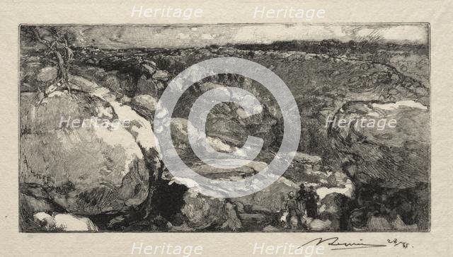 Le cirque du Long- Rocher. Creator: Auguste Louis Lepère (French, 1849-1918).