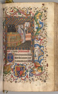 Hours of Charles the Noble, King of Navarre (1361-1425): fol. 202r, Office of the Dead, c. 1405. Creator: Master of the Brussels Initials and Associates (French).