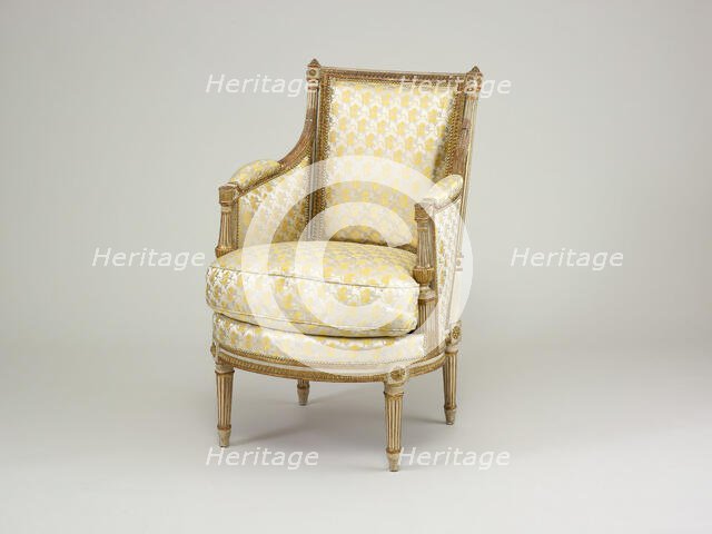 Armchair (one of a pair), Paris, 1780/85. Creator: Jean Avisse.