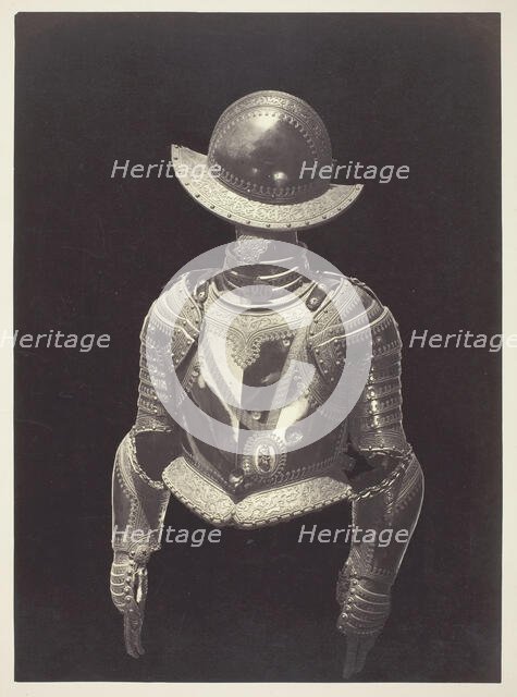 Musket-Proof Half Armor of King Philip III (Media Armadura a Prueba de Mosquete...), c. 1868. Creator: Juan Laurent.