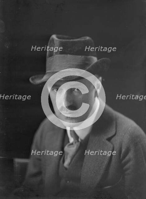 Mr. Merzt, portrait photograph, 1919 Feb. 12. Creator: Arnold Genthe.