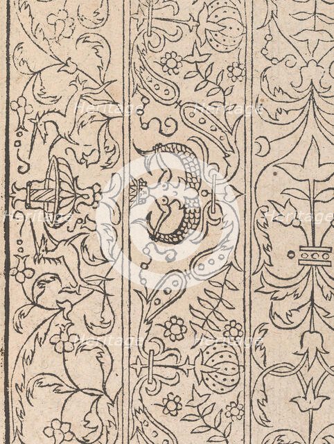 New Modelbüch allen Nägerin u. Sydenstickern (Page 19r), 1556. Creator: Hans Hoffman.