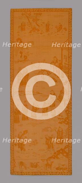 Panel (Furnishing Fabric), China, 18th century, Qing dynasty (1644-1911). Creator: Unknown.