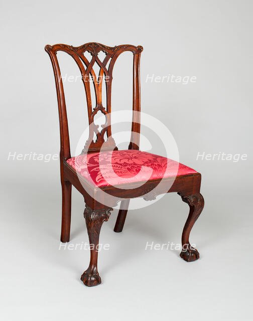 Side Chair, 1755/75. Creator: Unknown.