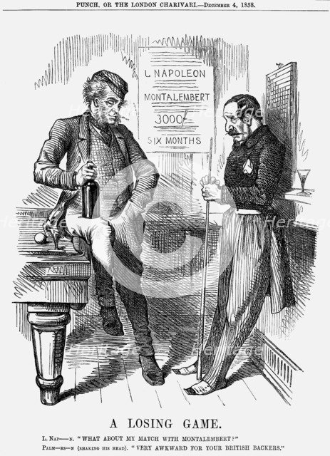 'A Losing Game', 1858. Artist: Unknown